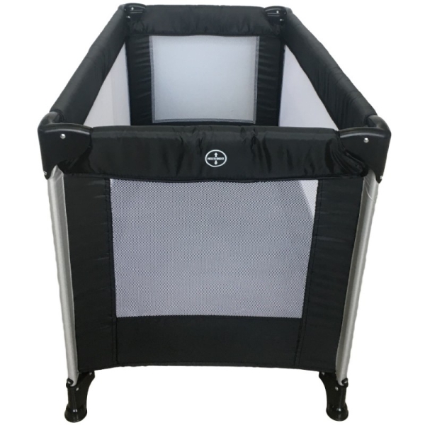 Ding Travel Bed Stripe Black Online Offer at PlusToys